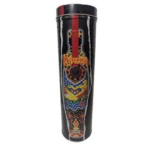 Kahlua 2003 Limited Edition 2 Empty Bottle Tin Textured Surface Lights Up 12"